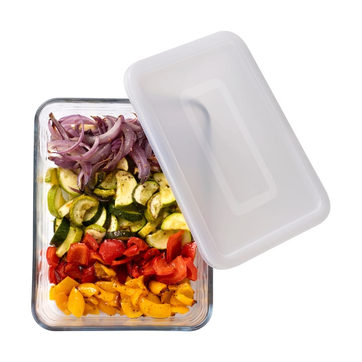 Cook & Freez rektangulært fat med lokk, 24x19x8 cm Pyrex