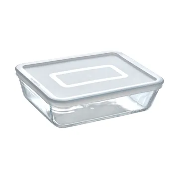 Cook & Freez rektangulært fat med lokk - 27x22x9 cm - Pyrex