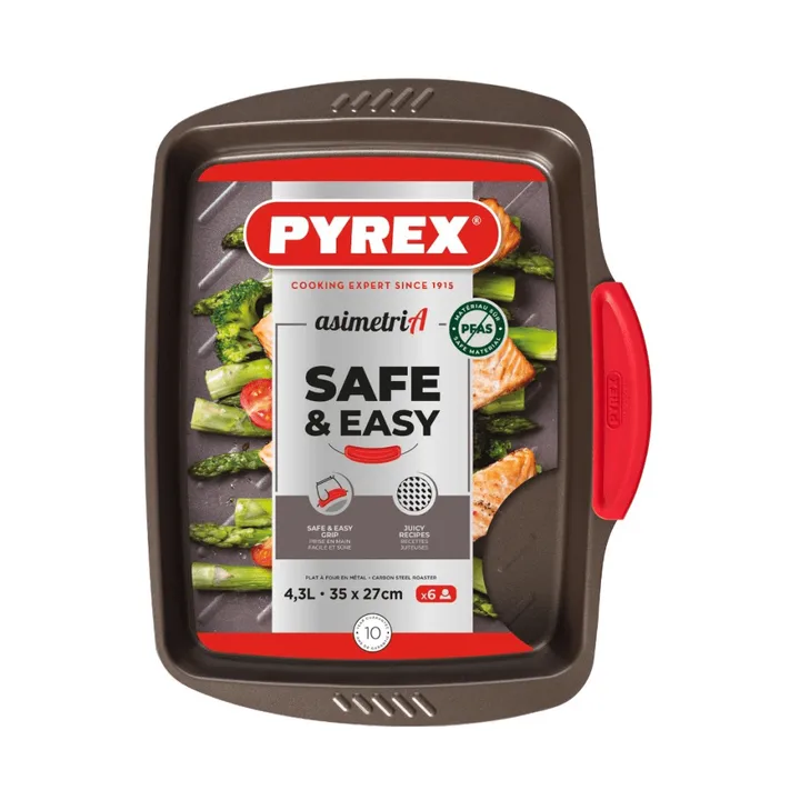 Pyrex Asimetria ildfast form - Silikon, rektangulær, 35 cm - Pyrex