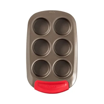 Pyrex Asimetria muffinsform - Silikon, rektangulær, 6 muffins - Pyrex
