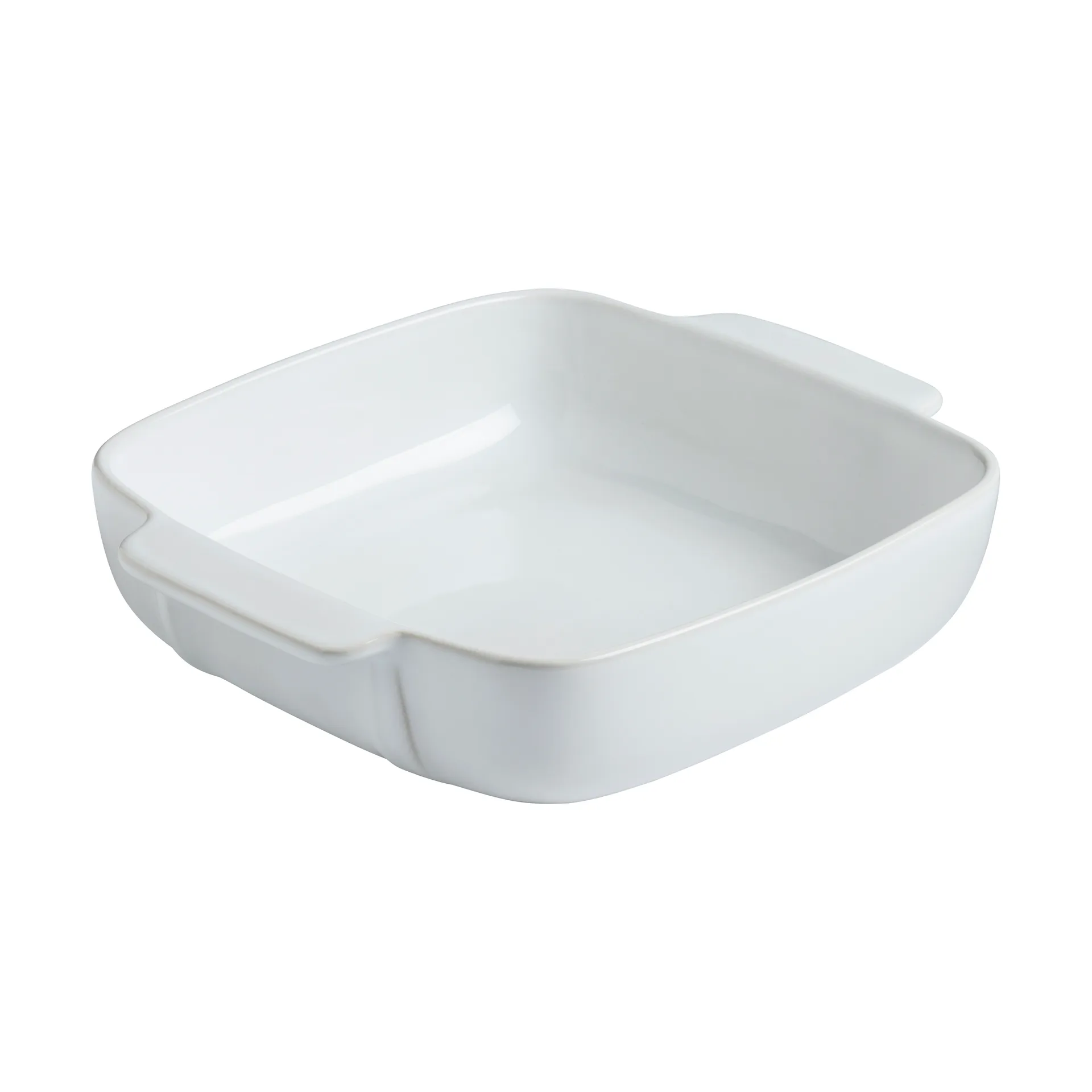 Pyrex kvadrat fat keramikk hvit, 22x22 cm Pyrex
