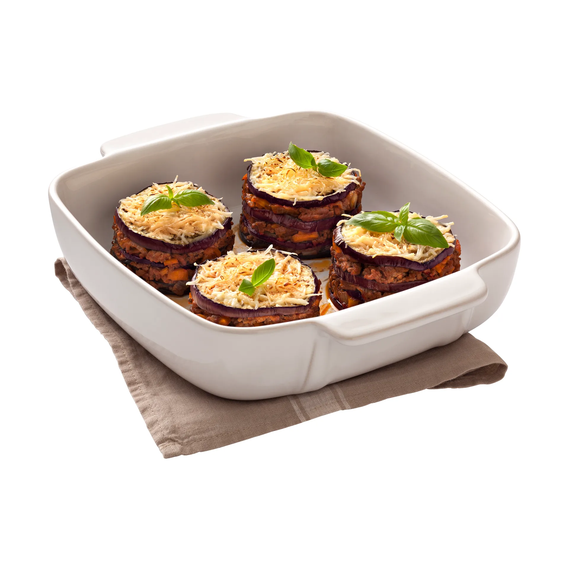 Pyrex kvadrat fat keramikk hvit, 22x22 cm Pyrex