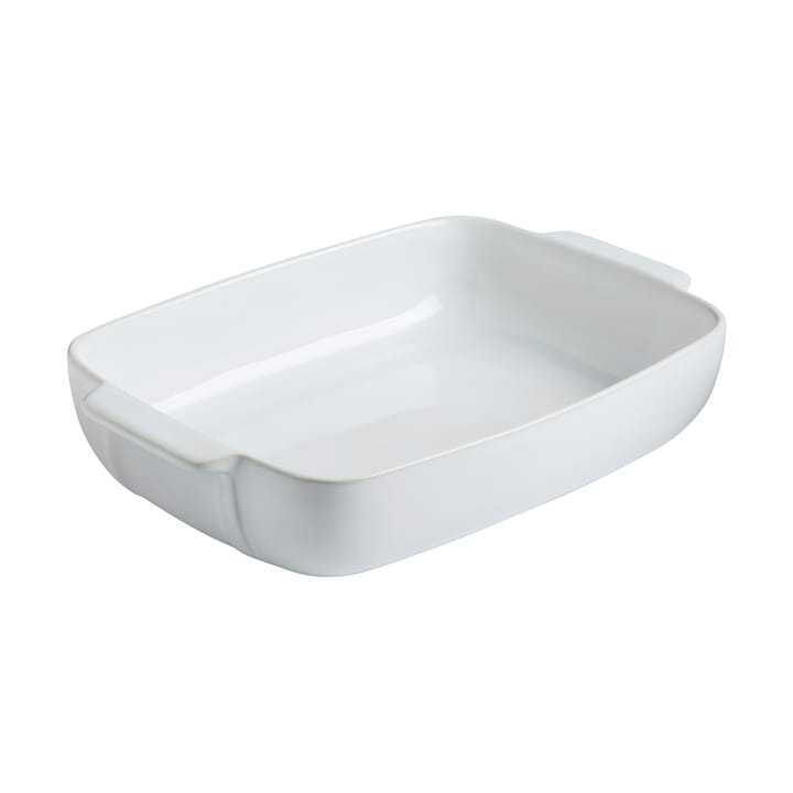 Pyrex rektangulært fat keramikk hvit - 30x22 cm - Pyrex