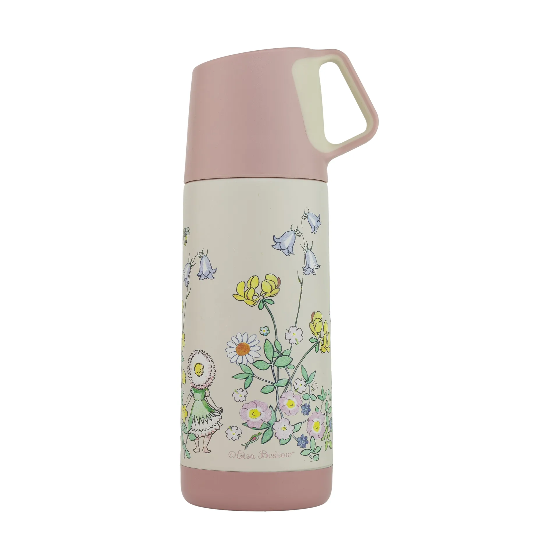 Elsa Beskow Blomsterfesten termos 35 cl, Hvit Rätt Start