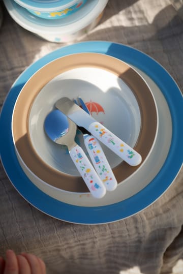 Mumin 80 barneservise 3 deler - Multi - Rätt Start