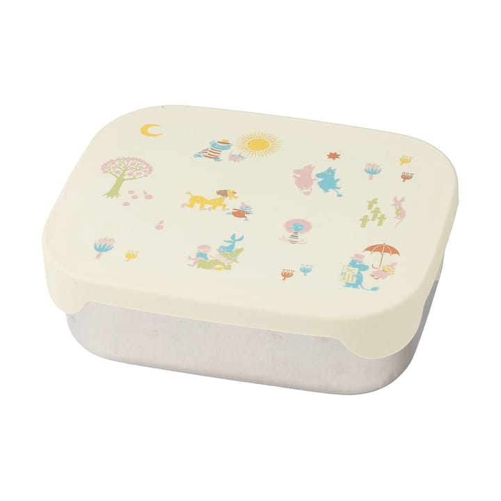 Mumin 80 matboks metall 13x17 cm - Beige - Rätt Start