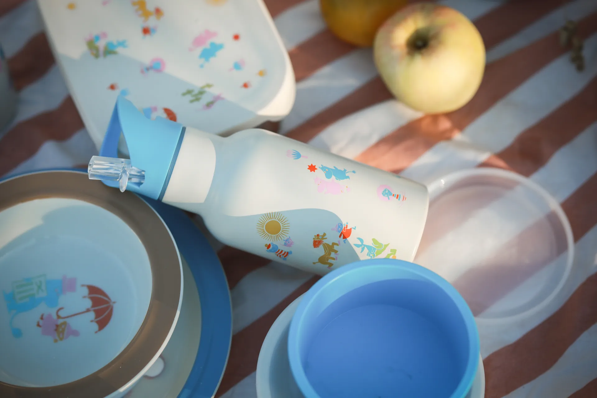 Mumin 80 vannflaske 34 cl, Beige-blå Rätt Start