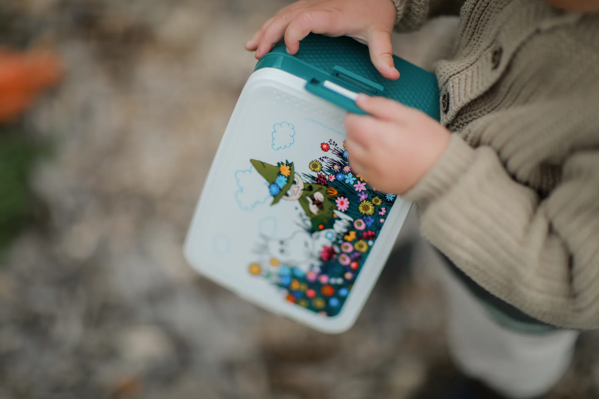 Mummi Eng lunchboks 12x18,5 cm, Grønn Rätt Start