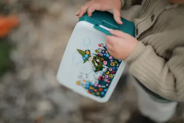 Mummi Eng lunchboks 12x18,5 cm - Grønn - Rätt Start