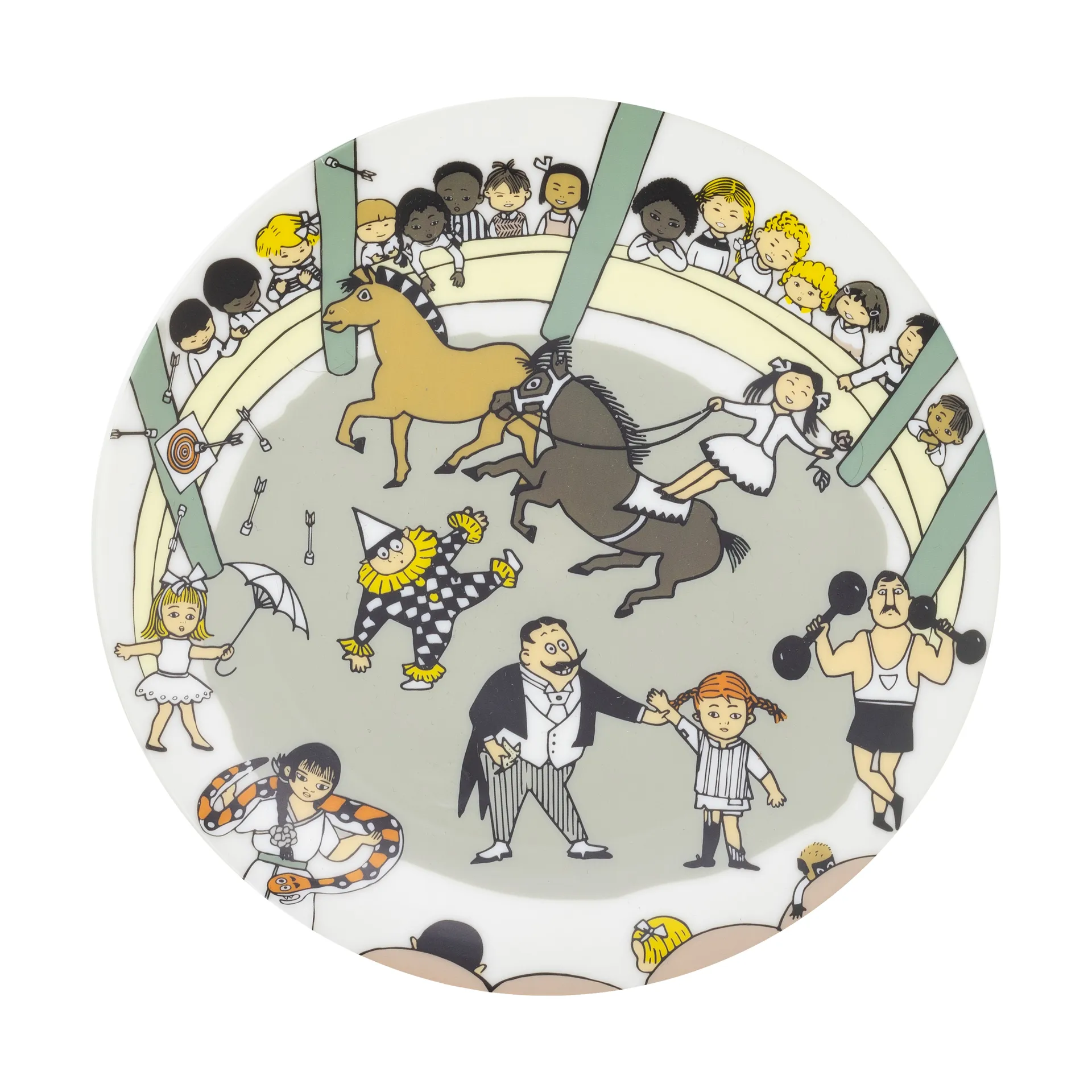 Pippi Sirkus tallerken Ø20 cm, Multi Rätt Start