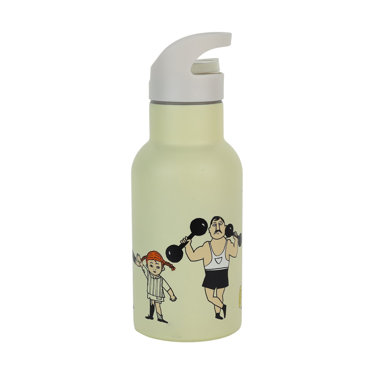 Rätt Start Pippi Sirkus vannflaske 34 cl Gul