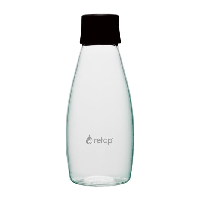 Retap Go 05 glassflaske skrukork 50 cl - Black - Retap