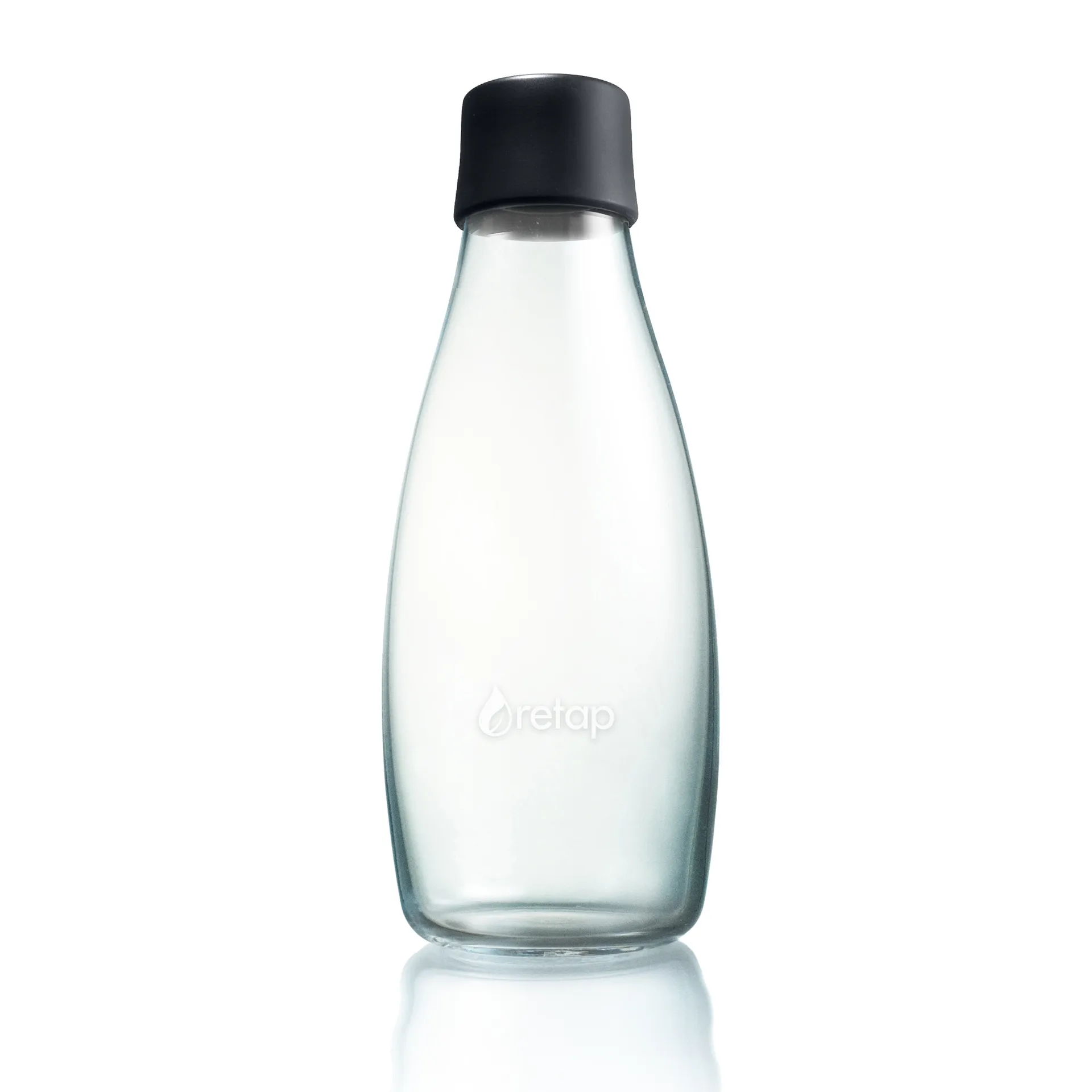 Retap vannflaske 0,5 l, Svart Retap