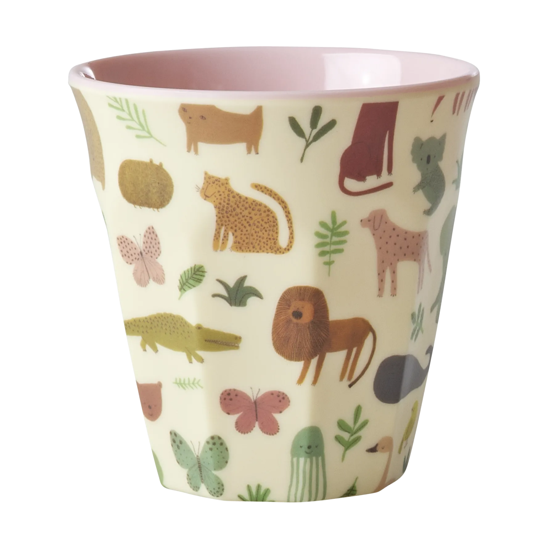 Rice barnekopp melamin, Sweet Jungle Print-Soft Pink RICE