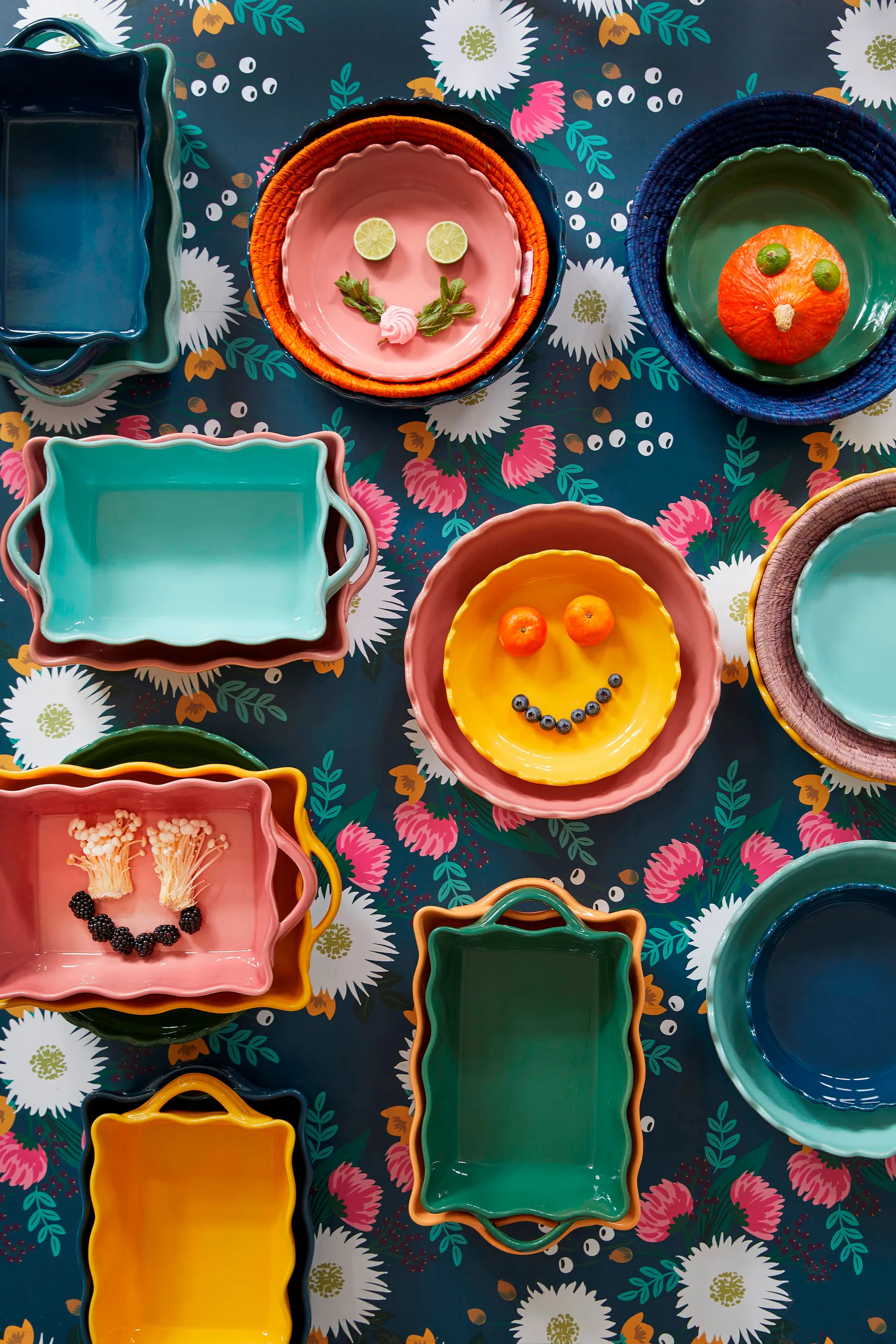 Rice ildfast form 16x25 cm, Rosa RICE