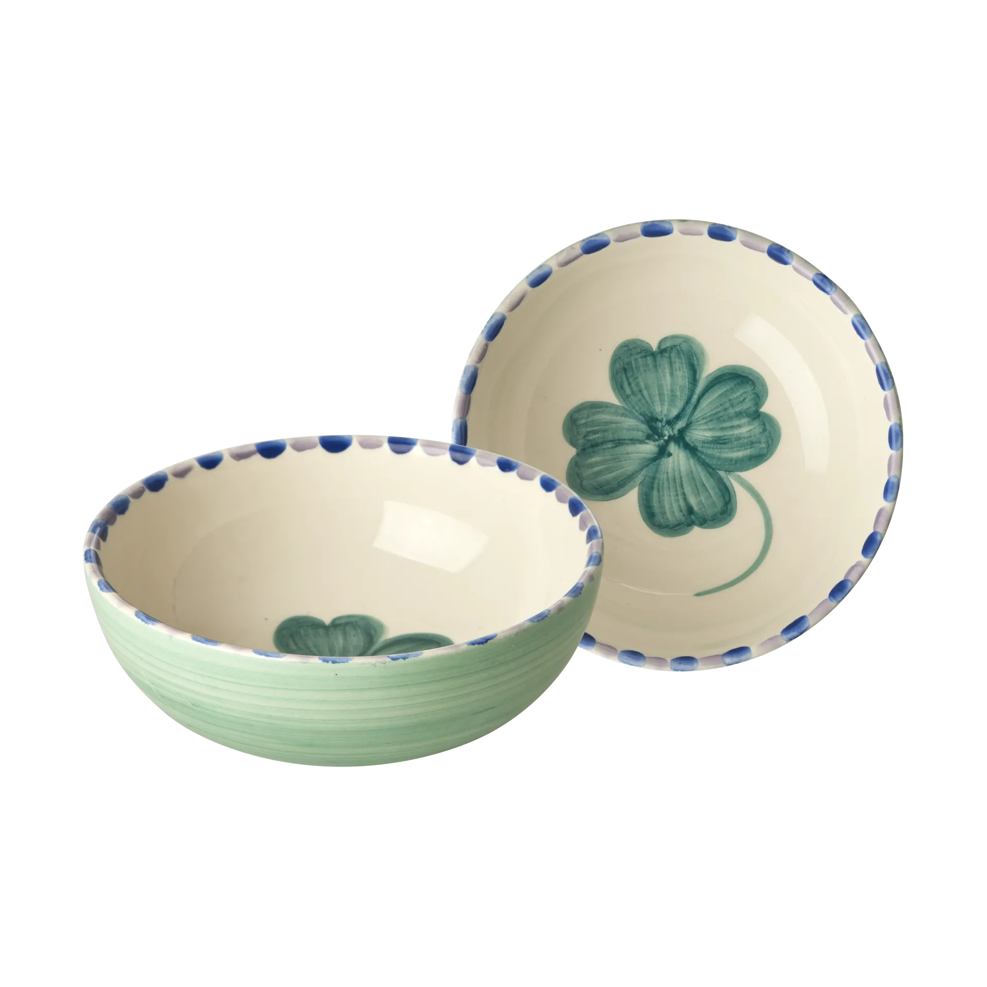 Rice keramikkskål 35 cl, Good Luck Clover-Soft green RICE