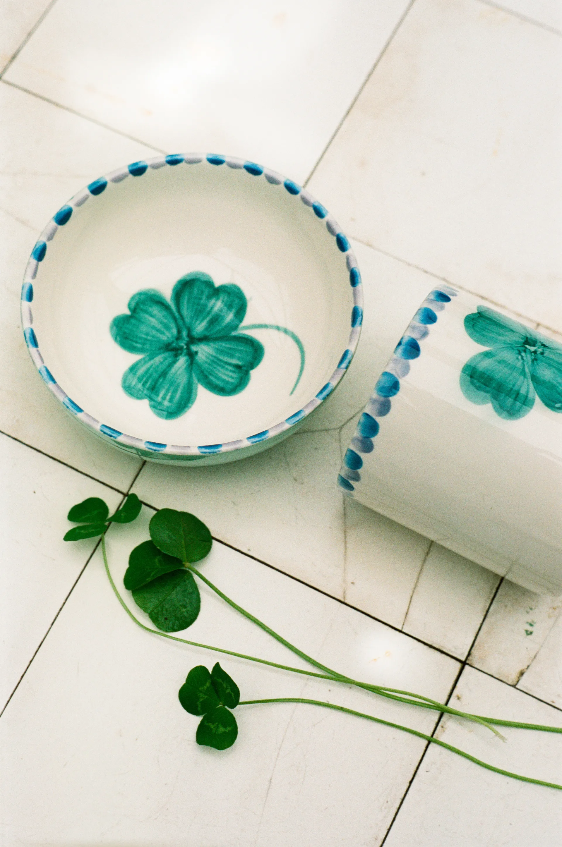 Rice keramikkskål 35 cl, Good Luck Clover-Soft green RICE