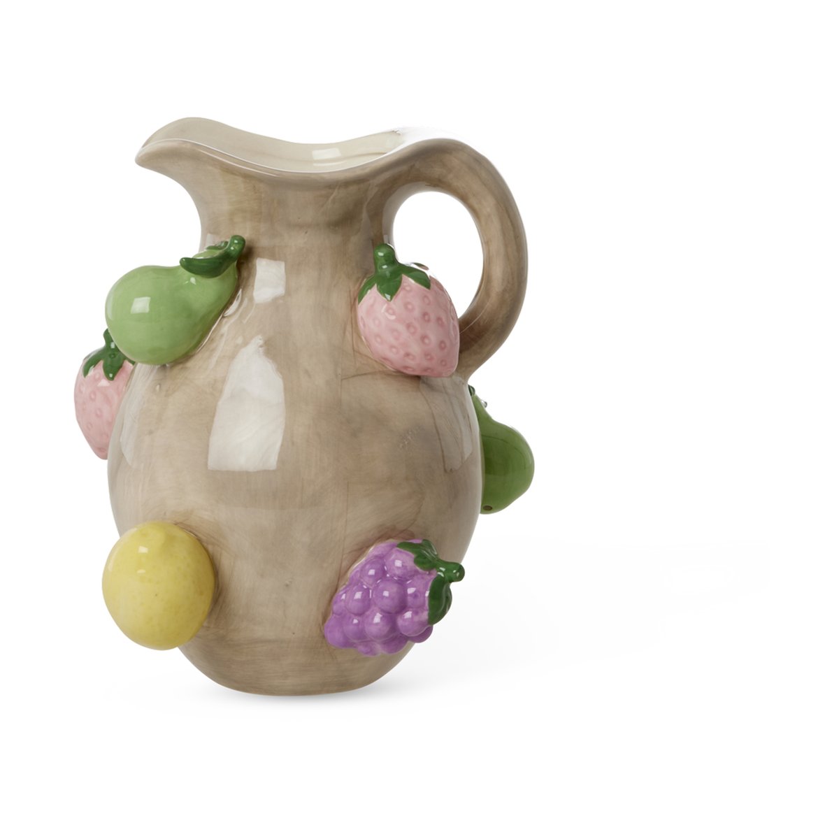 RICE Rice keramikkvase 25 cm Embossed fruits