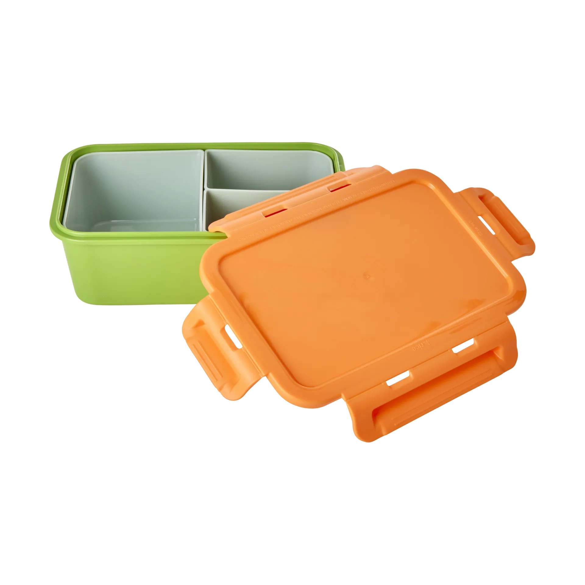 Rice matboks med 3 rom, Green RICE