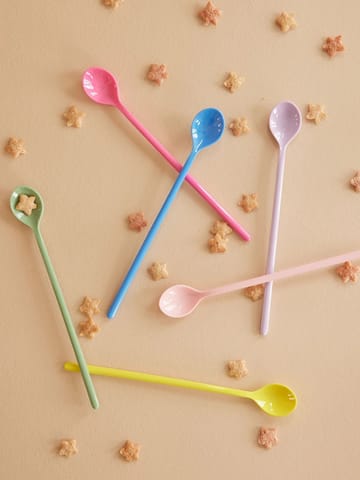 Rice melamin lang skje 6-pk - Multicolor - RICE