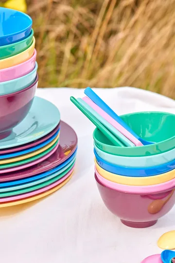 Rice melamintallerken Ø21 cm 6-pk - Show youre true colors - RICE