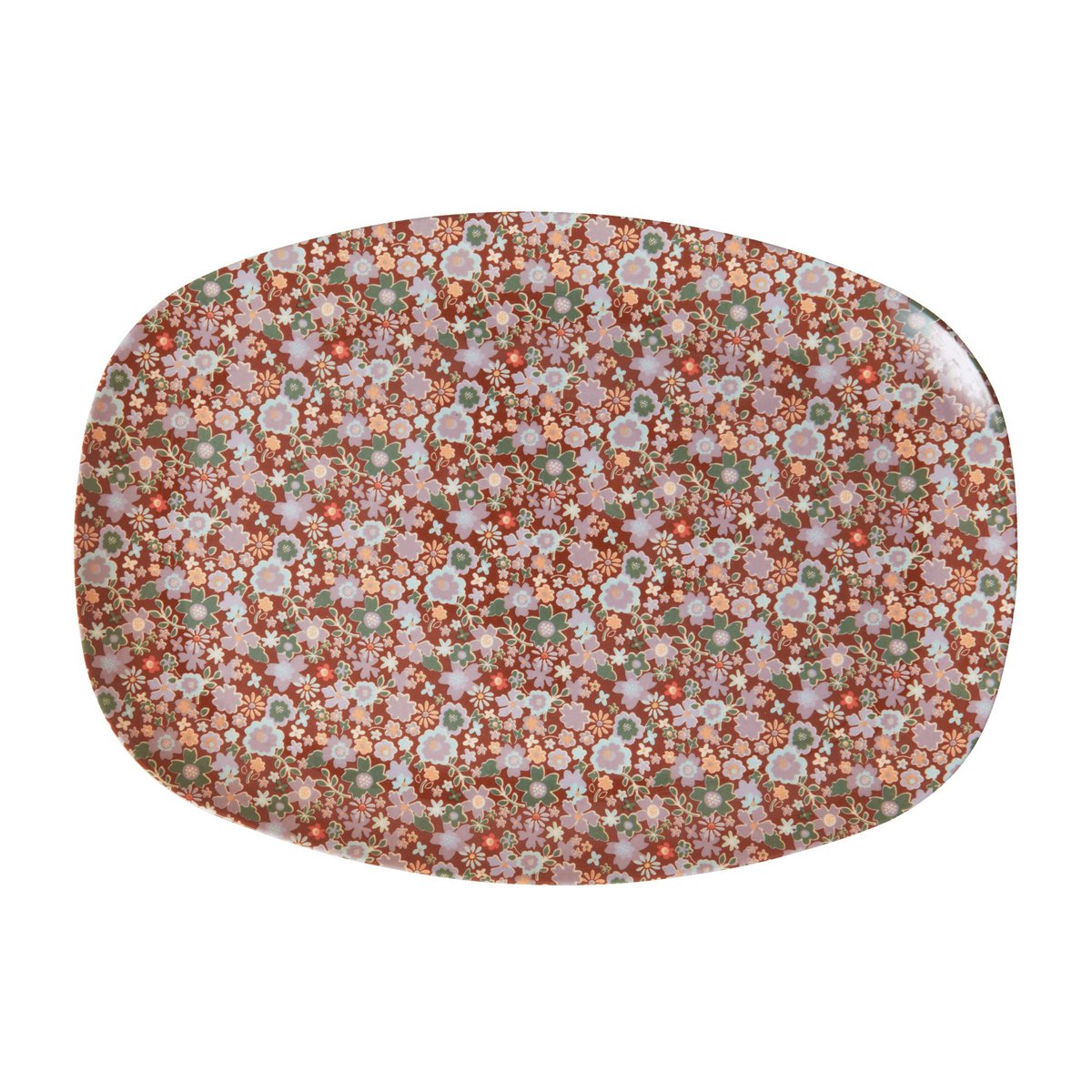 RICE Rice melamintallerken 22x30 cm Fall flower