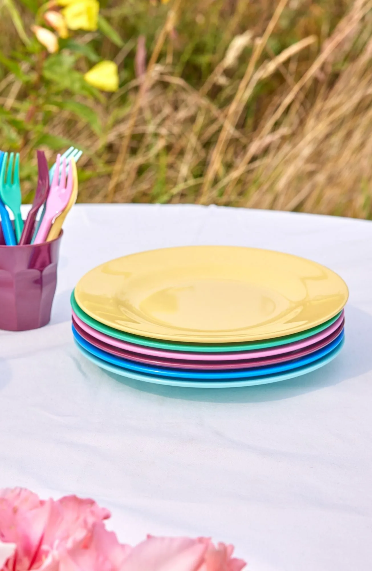 Rice melamintallerken Ø26 cm 6-pk, Show youre true colors RICE