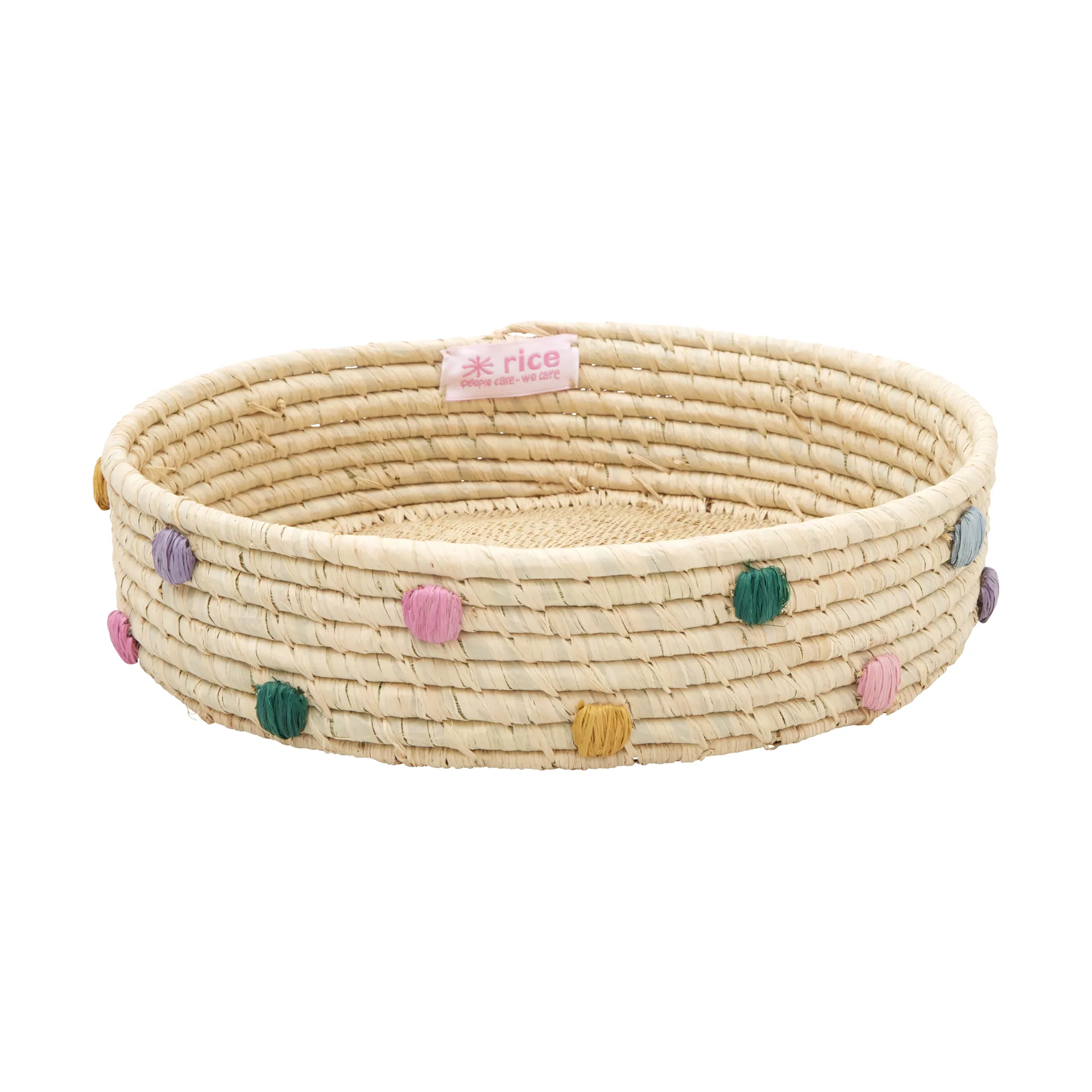 Rice raffia oppbevaringskurv Ø25 cm, Natural RICE