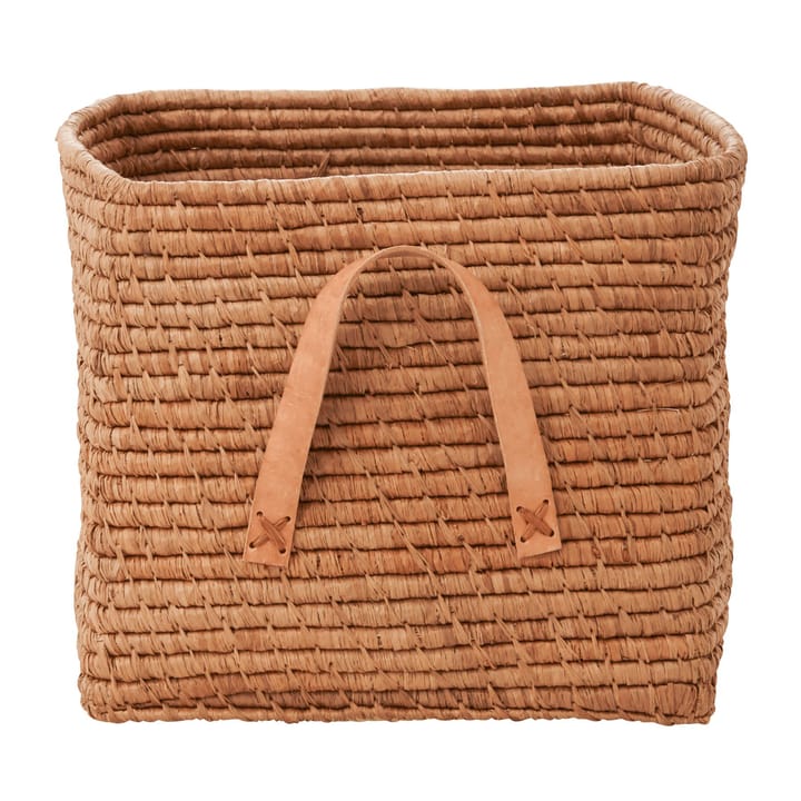 Rice raffia oppbevaringskurv, Brun RICE
