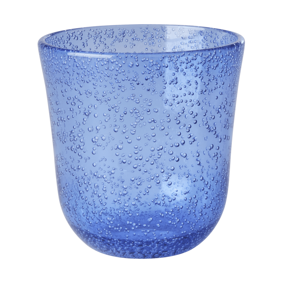 Rice tumblerglass bubble design akryl 41 cl Blue