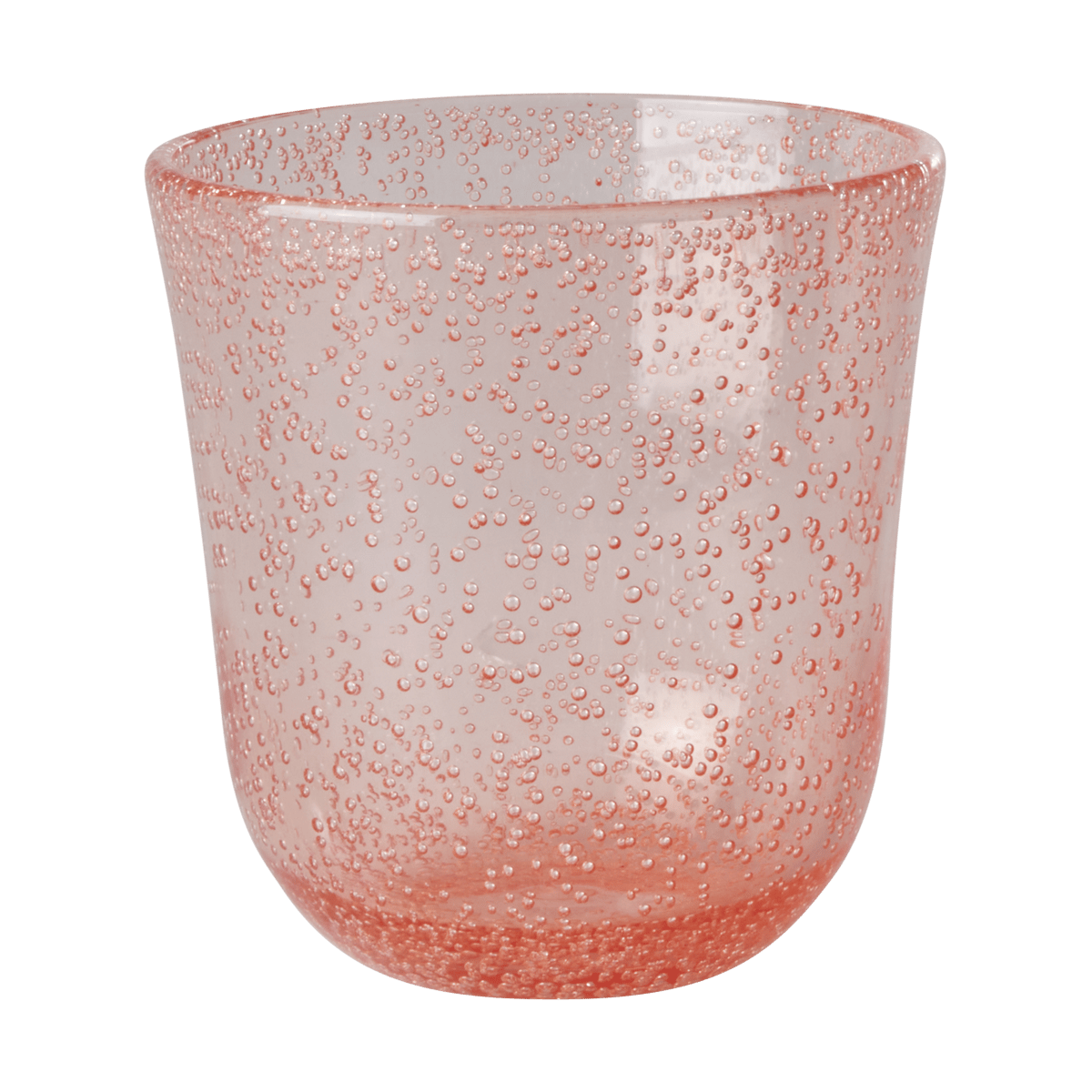 RICE Rice tumblerglass bubble design akryl 41 cl Peach