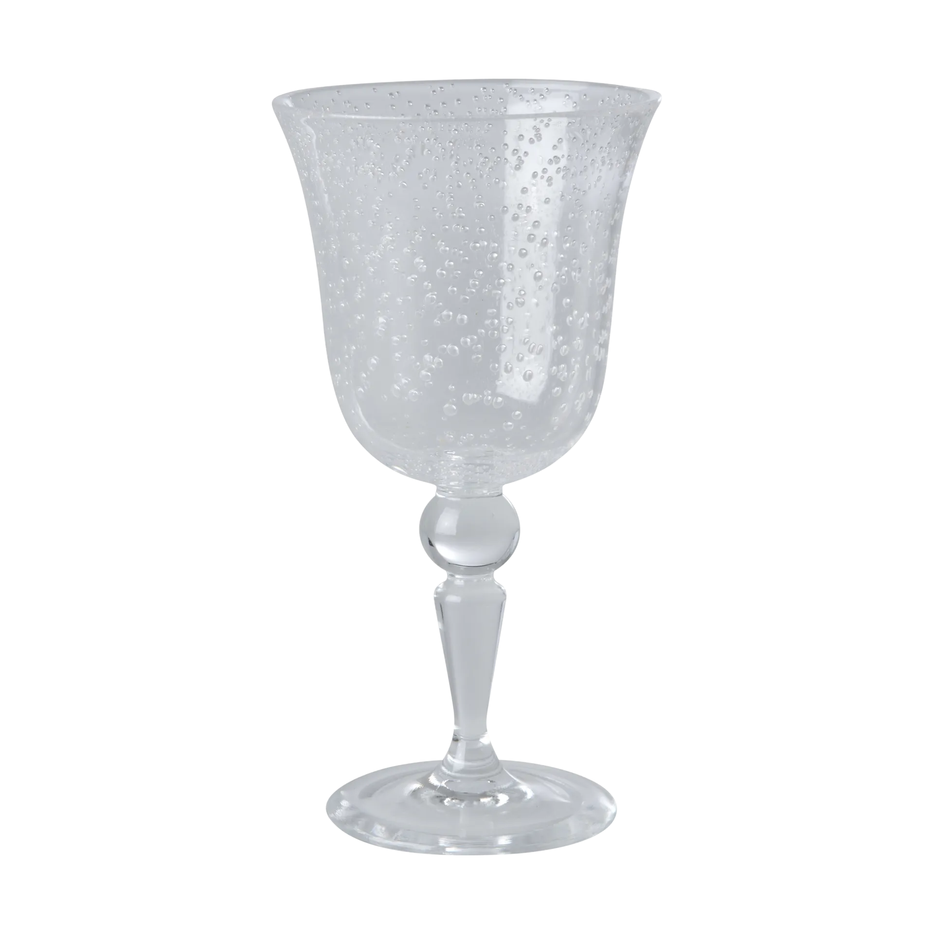 Rice vinglass bubble design 36 cl, Clear RICE