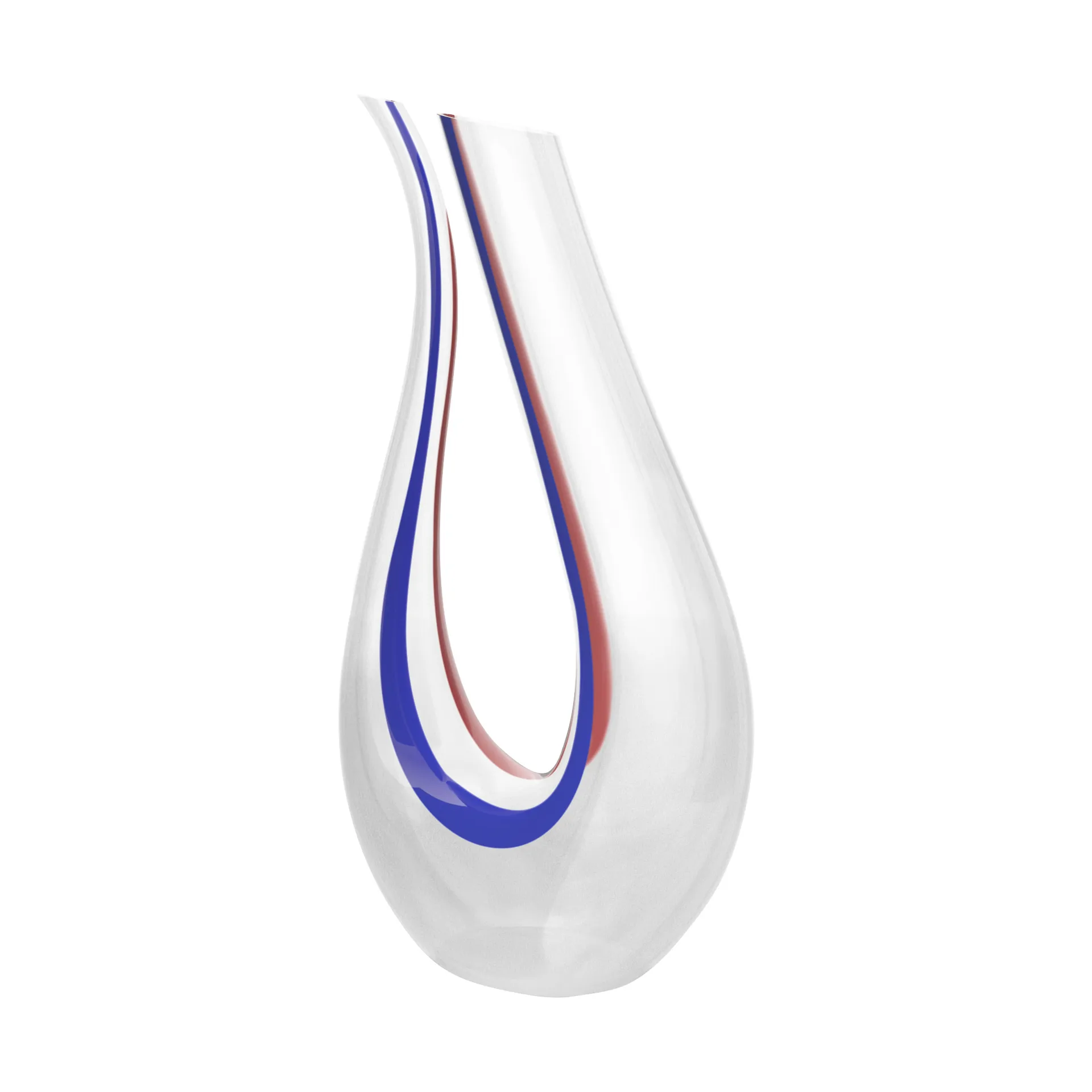 Riedel Amadeo Karaffel, Blue-white-red Riedel