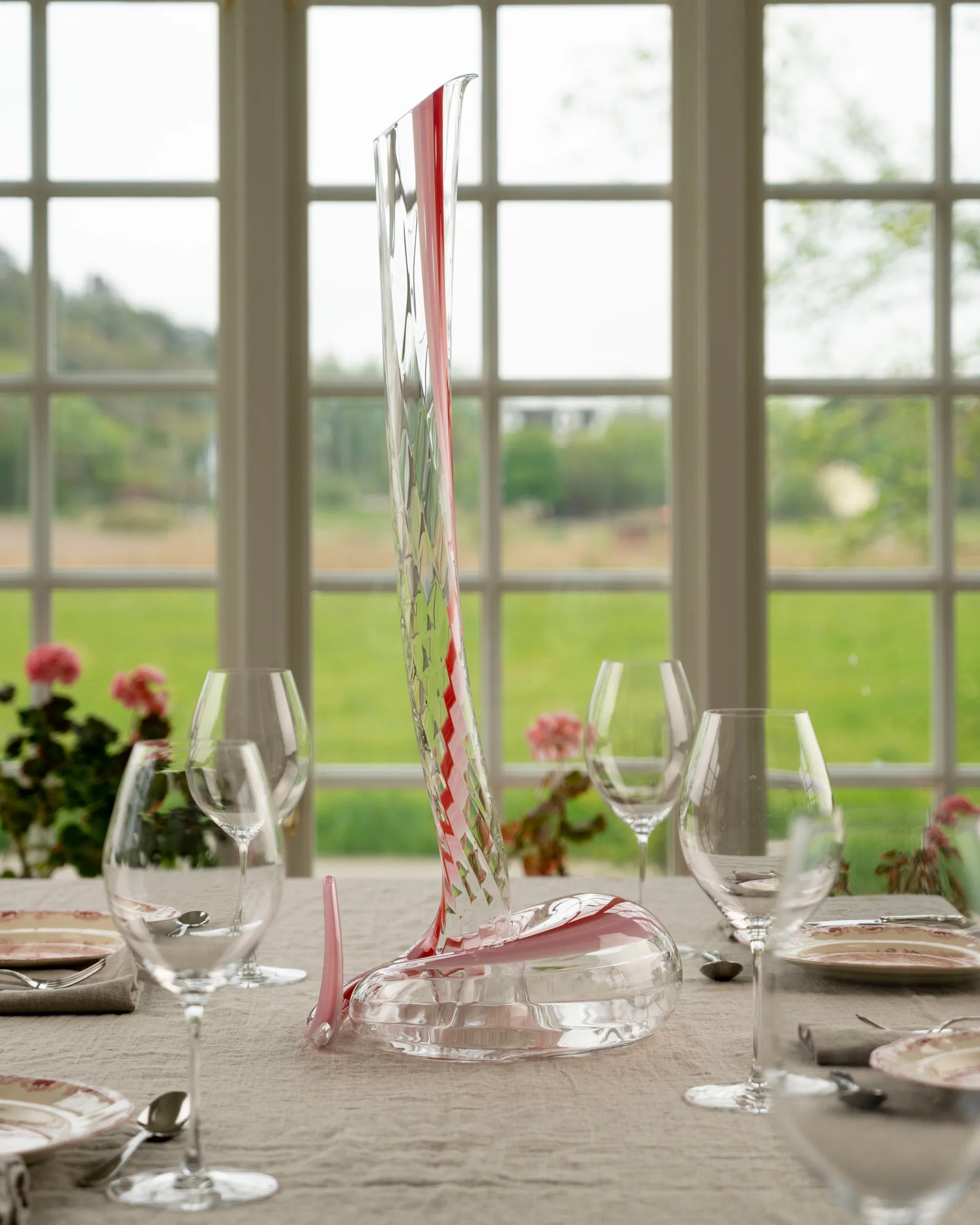 Riedel Cobra Magnum Optic Karaffel, Red-pink Riedel