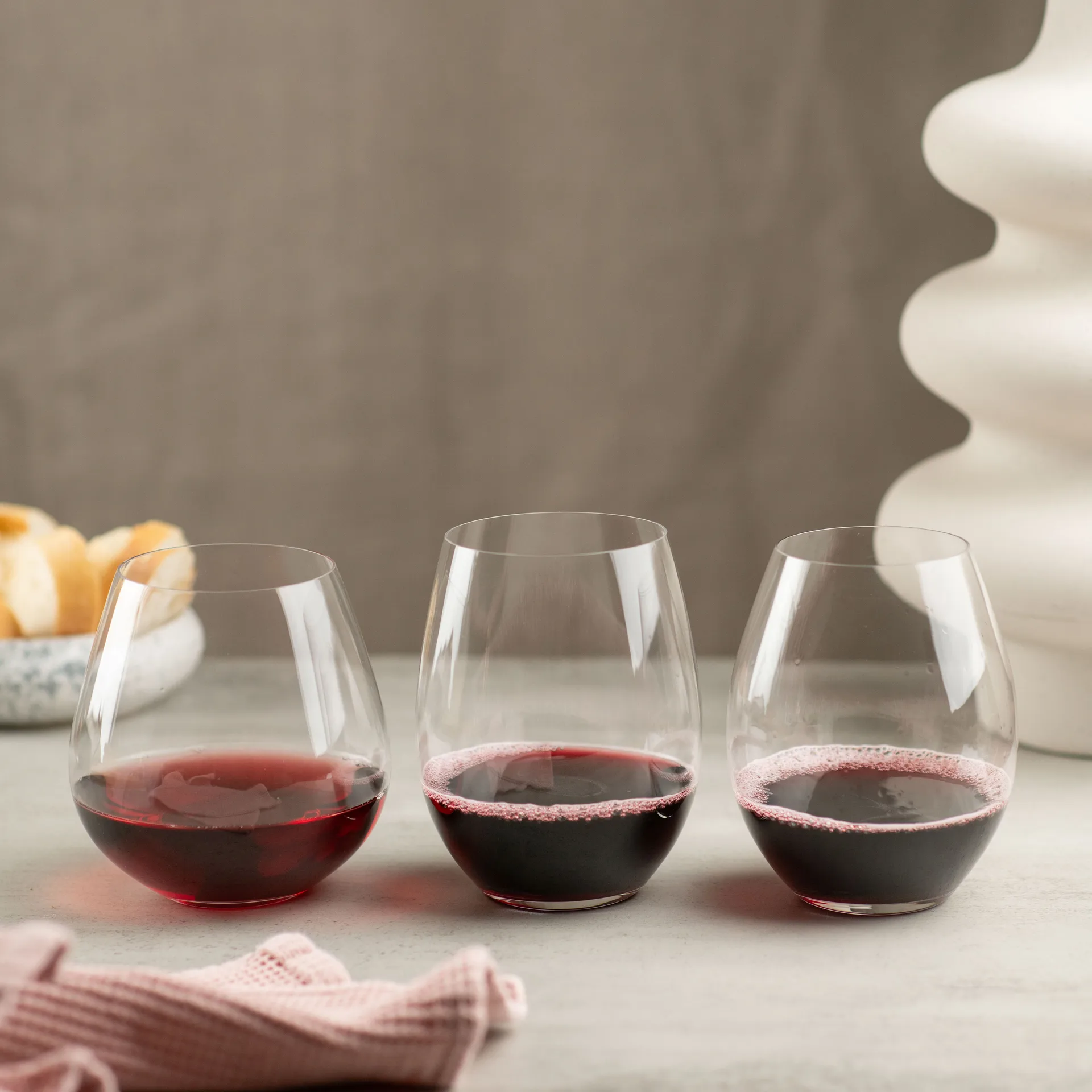 Riedel Key to Wine vinglass 3 deler, Klar Riedel