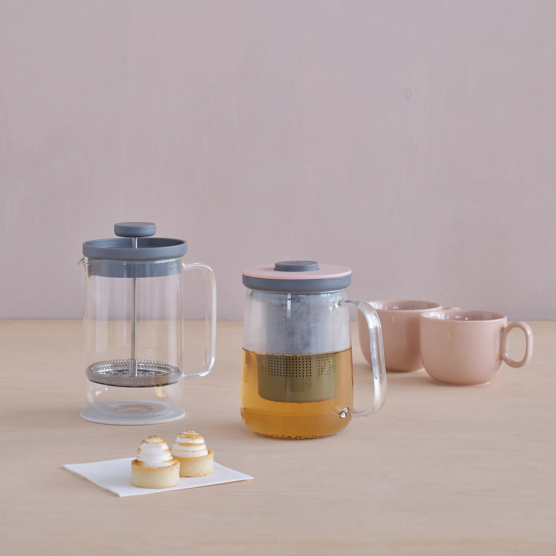 Brew-It glassbeholder til kaffepresse 0,8 L, Klar RIG-TIG