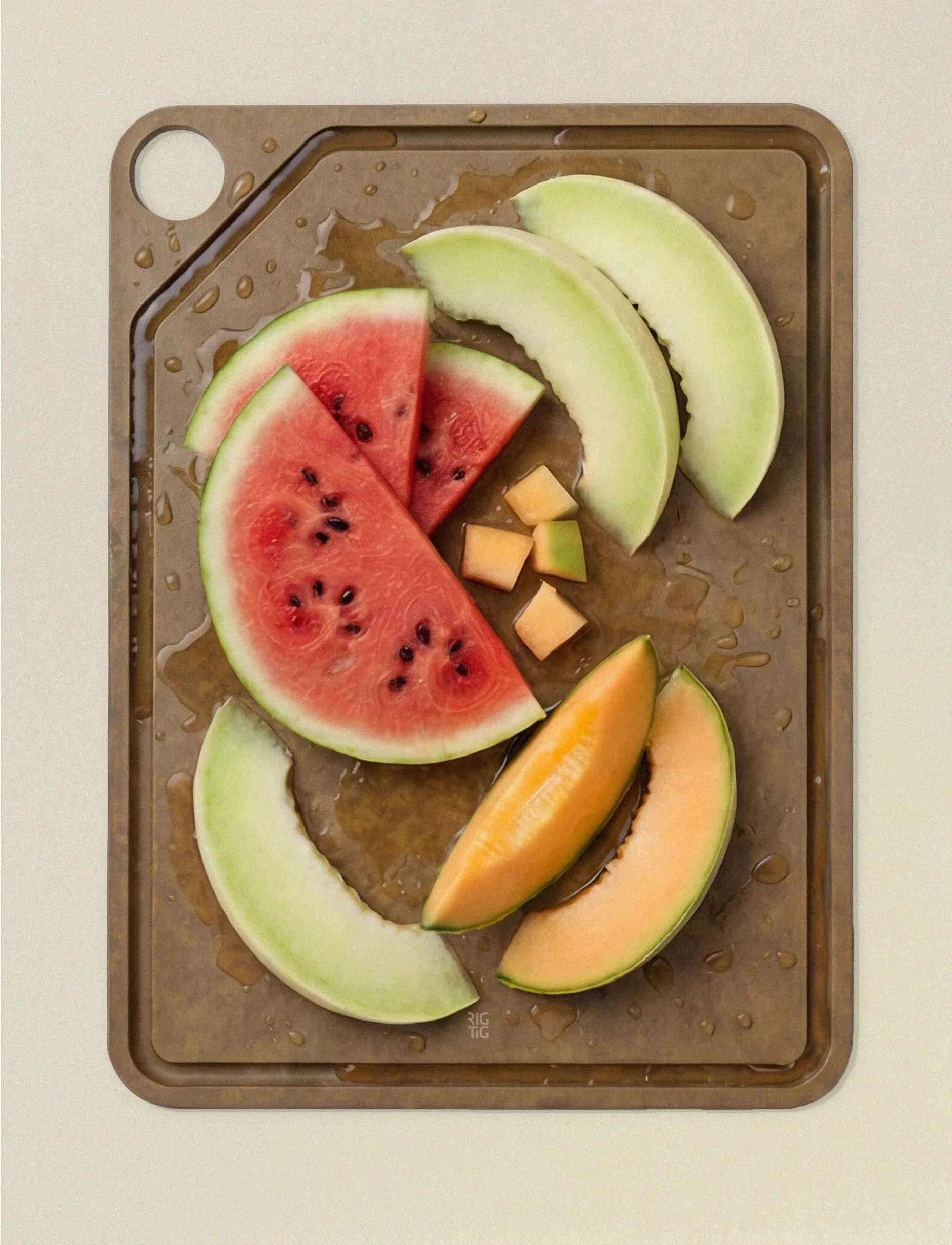 CUT-IT skjærefjøl, Brown, 29,8x39,8 cm RIG-TIG