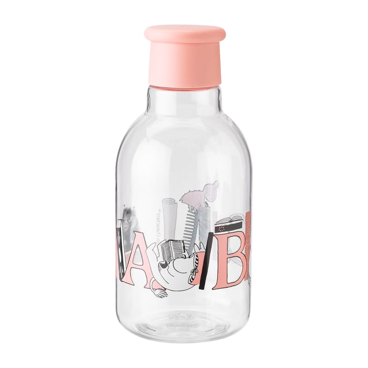 DRINK-IT Moomin ABC vannflaske 0,5 liter, Salmon RIG-TIG