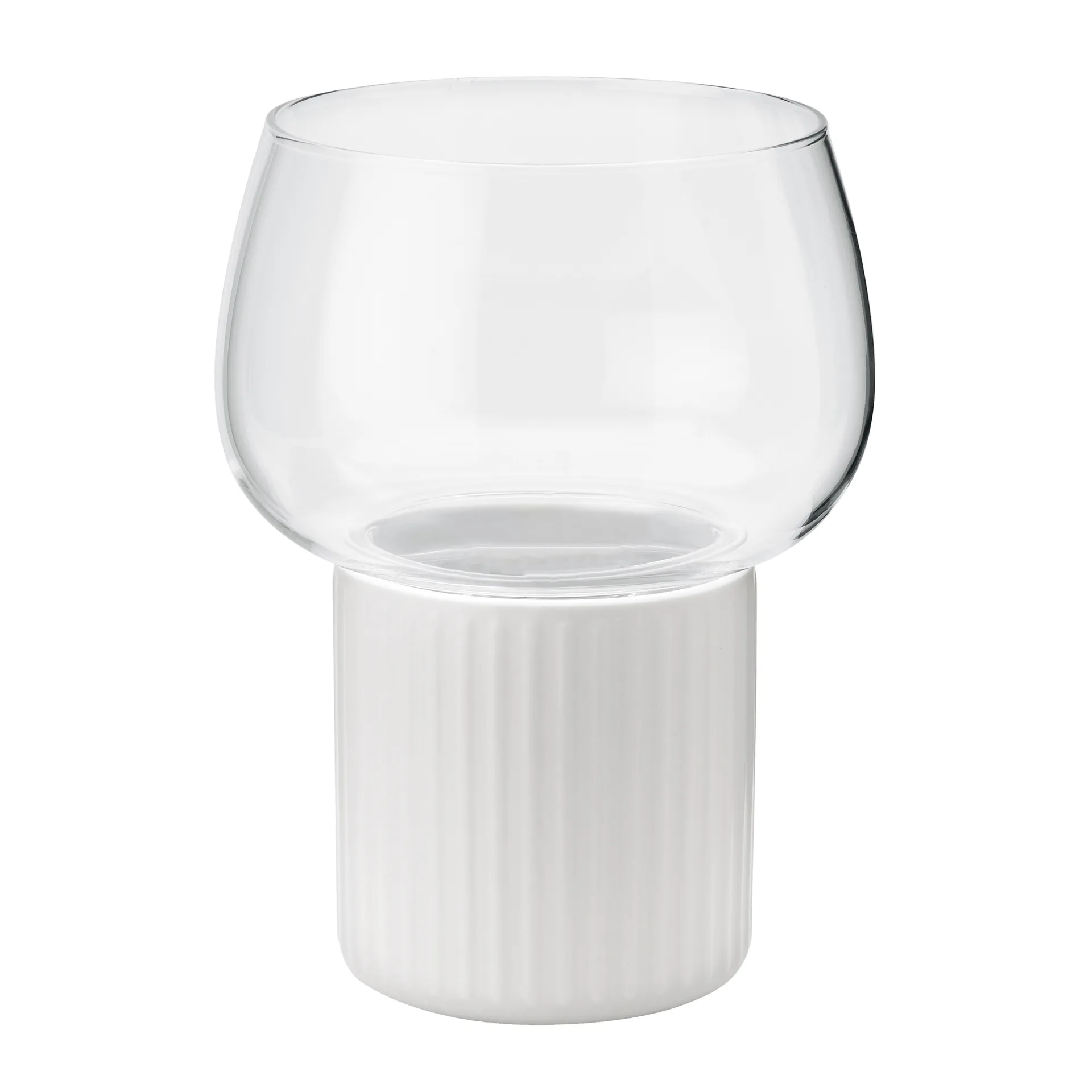 HYGGE hurricane oljelampe 16 cm, White  RIG-TIG
