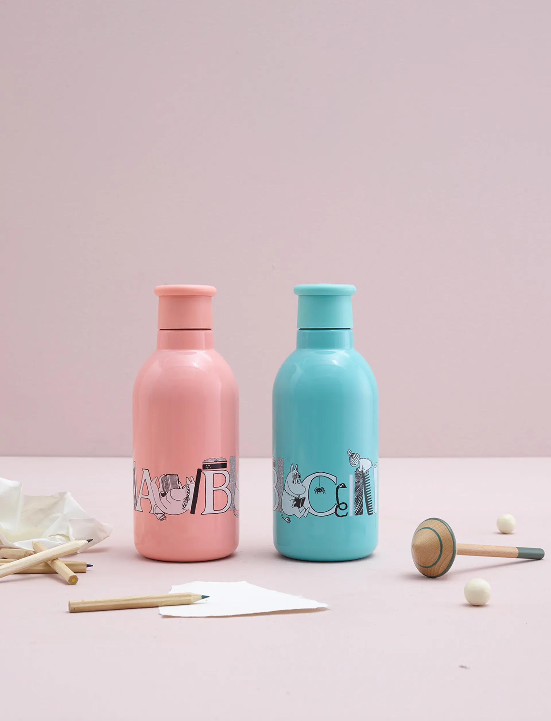 Moomin ABC termosflaske 0,5 L, Moomin turquoise RIG-TIG