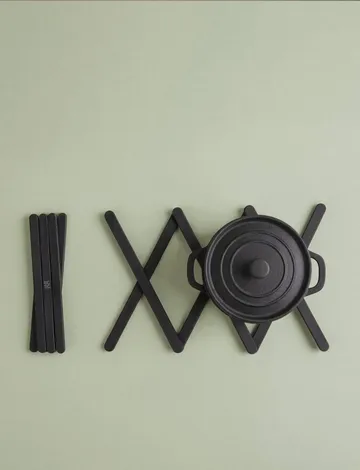 TRIX gryteunderlag - Black, 20,7 cm - RIG-TIG