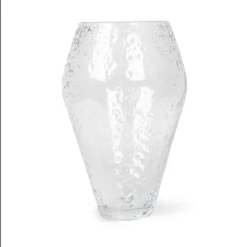 Crushed glassvase large - Clear - Ro Collection