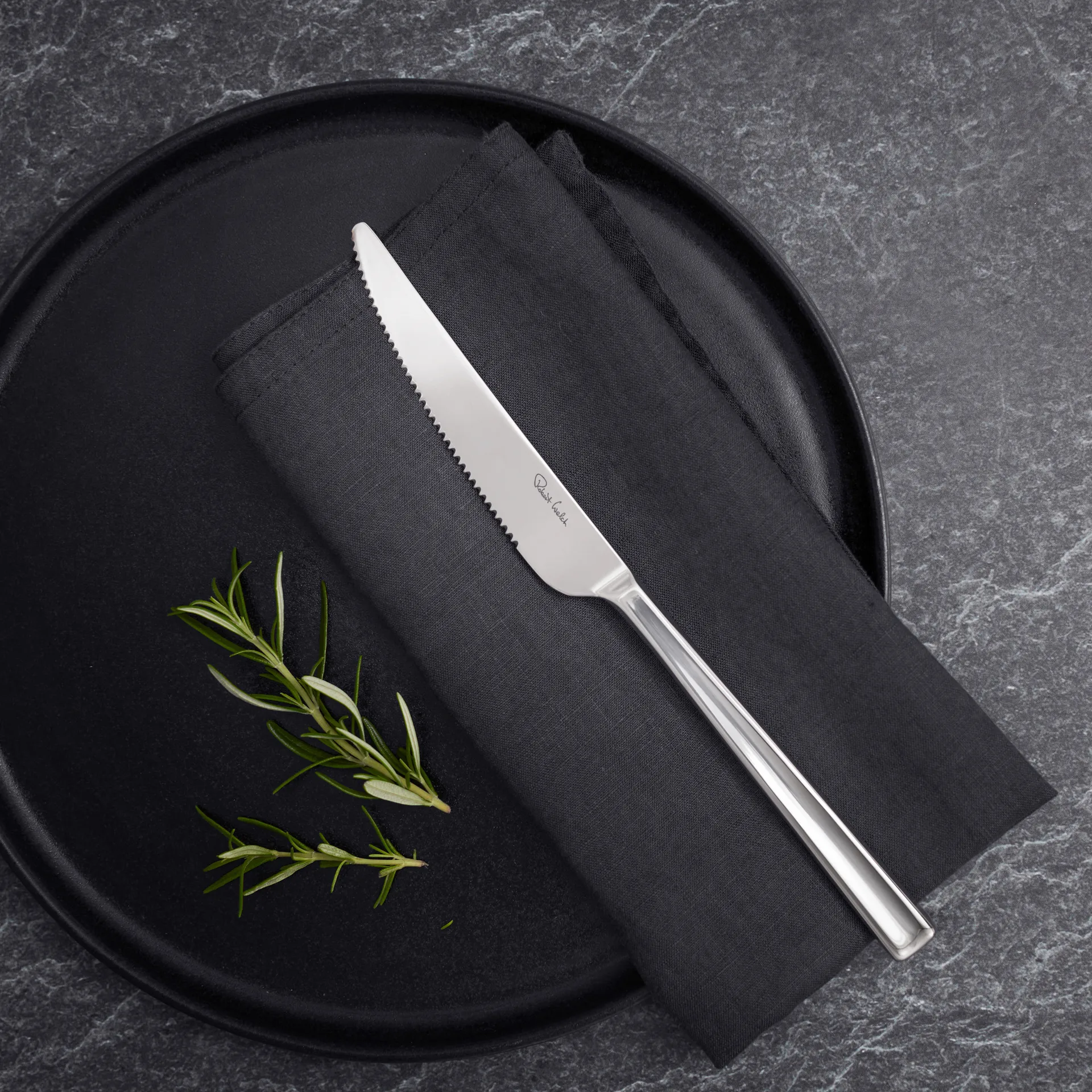 Blockley biffkniv blank, Rustfritt stål Robert Welch