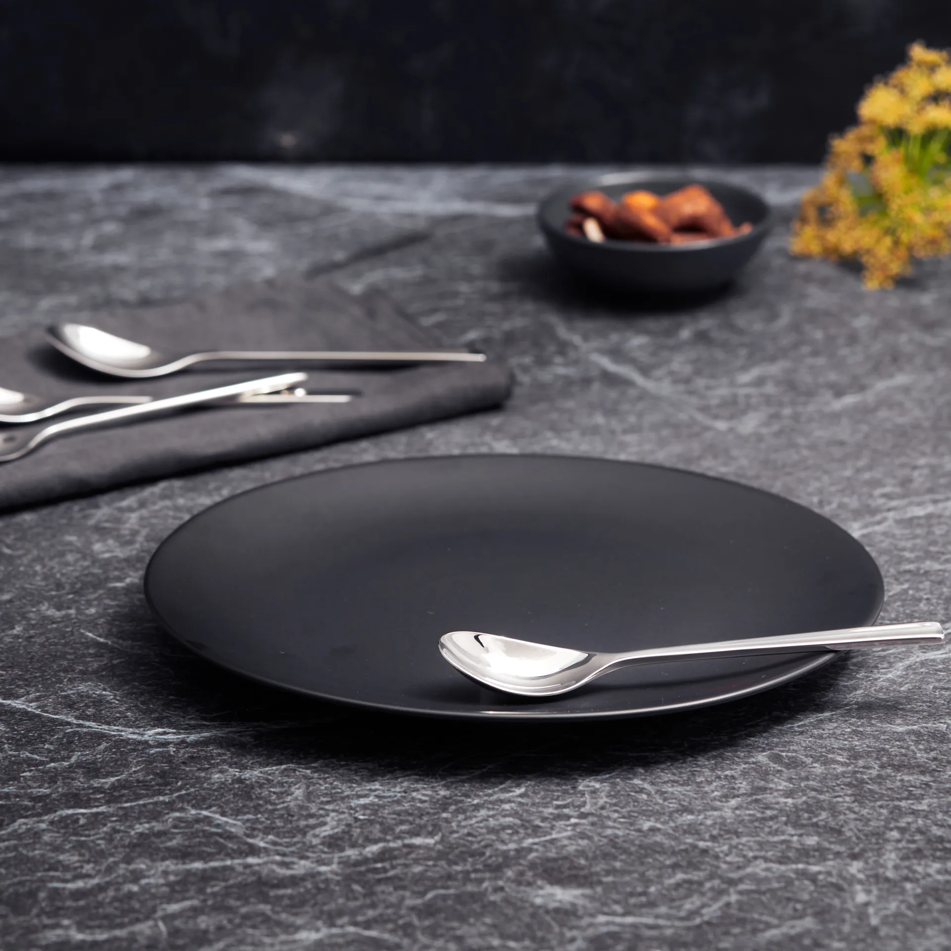 Blockley teskje blank, Rustfritt stål Robert Welch