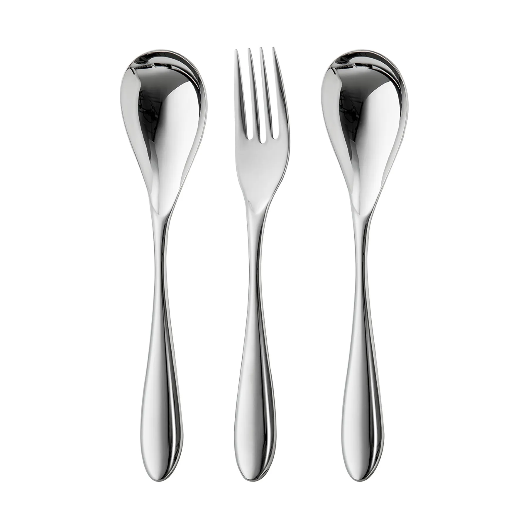 Bourton Bright serveringsbestikk 3 deler, Rustfritt stål Robert Welch