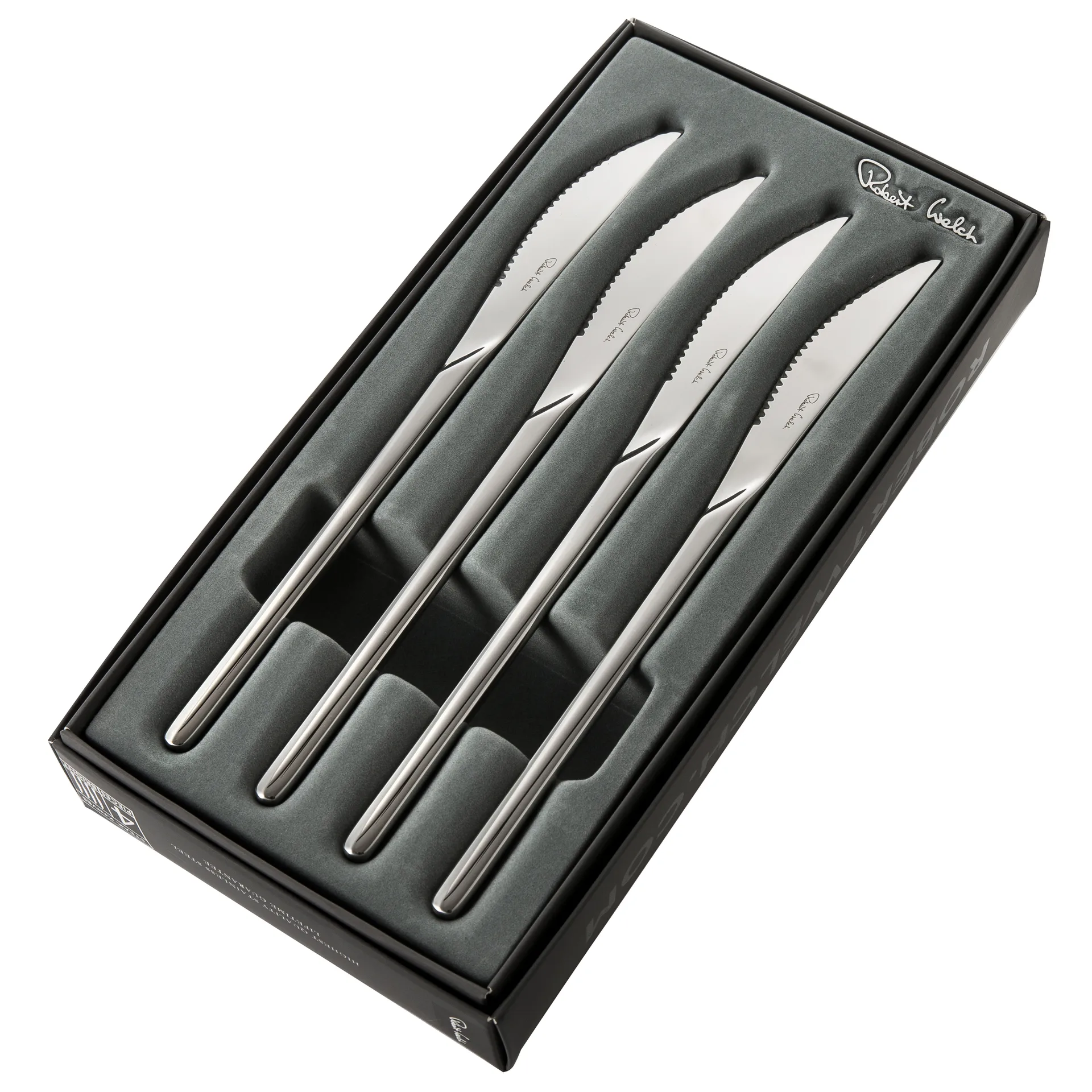 Bud Bright stekekniv 4 deler, Rustfritt stål Robert Welch