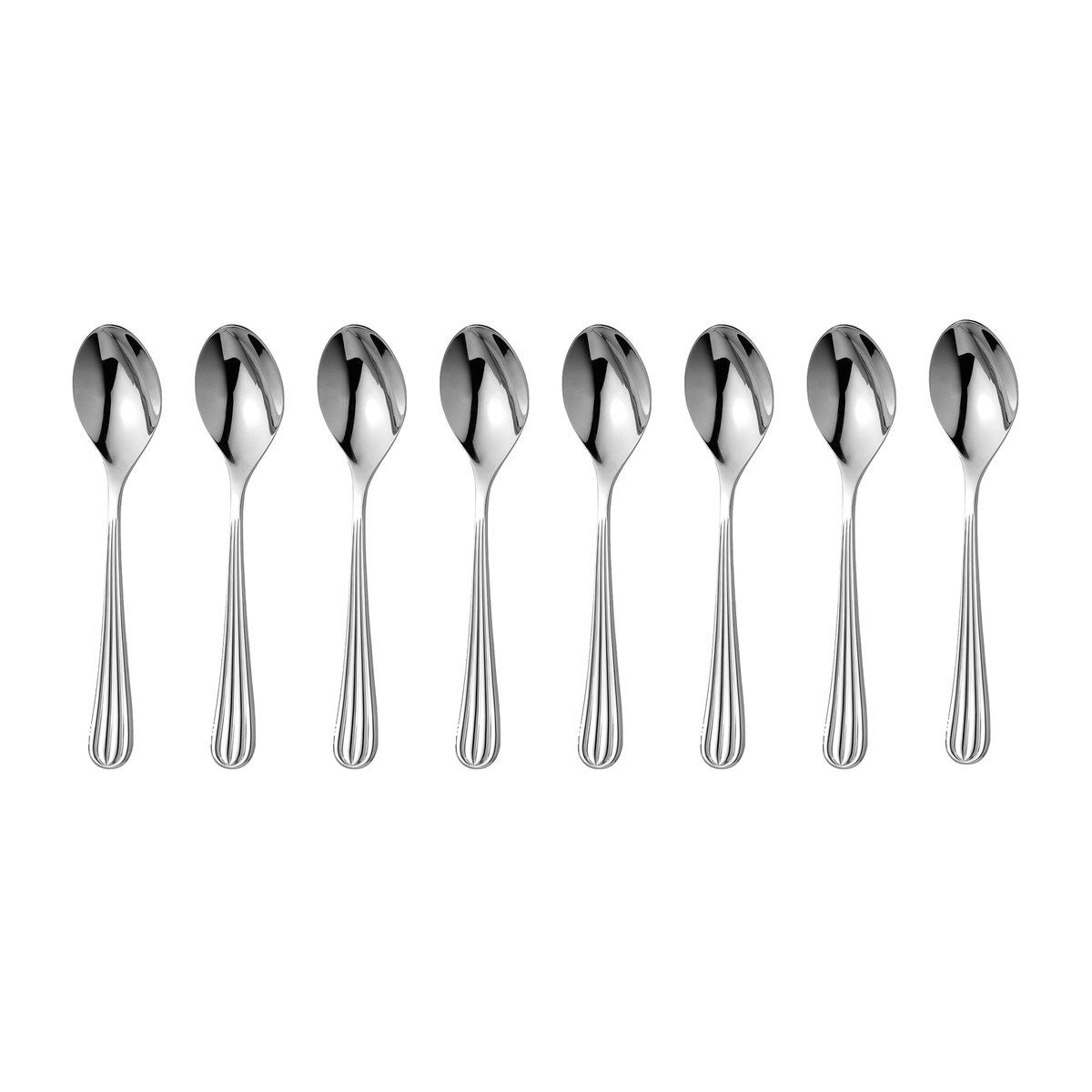 Robert Welch Palm Bright kaffeskje 8-pakning Rustfritt stål