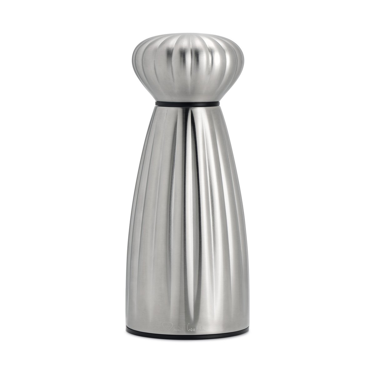 Robert Welch Palm Satin  pepperkvern rustfritt stål 16,8 cm Svart