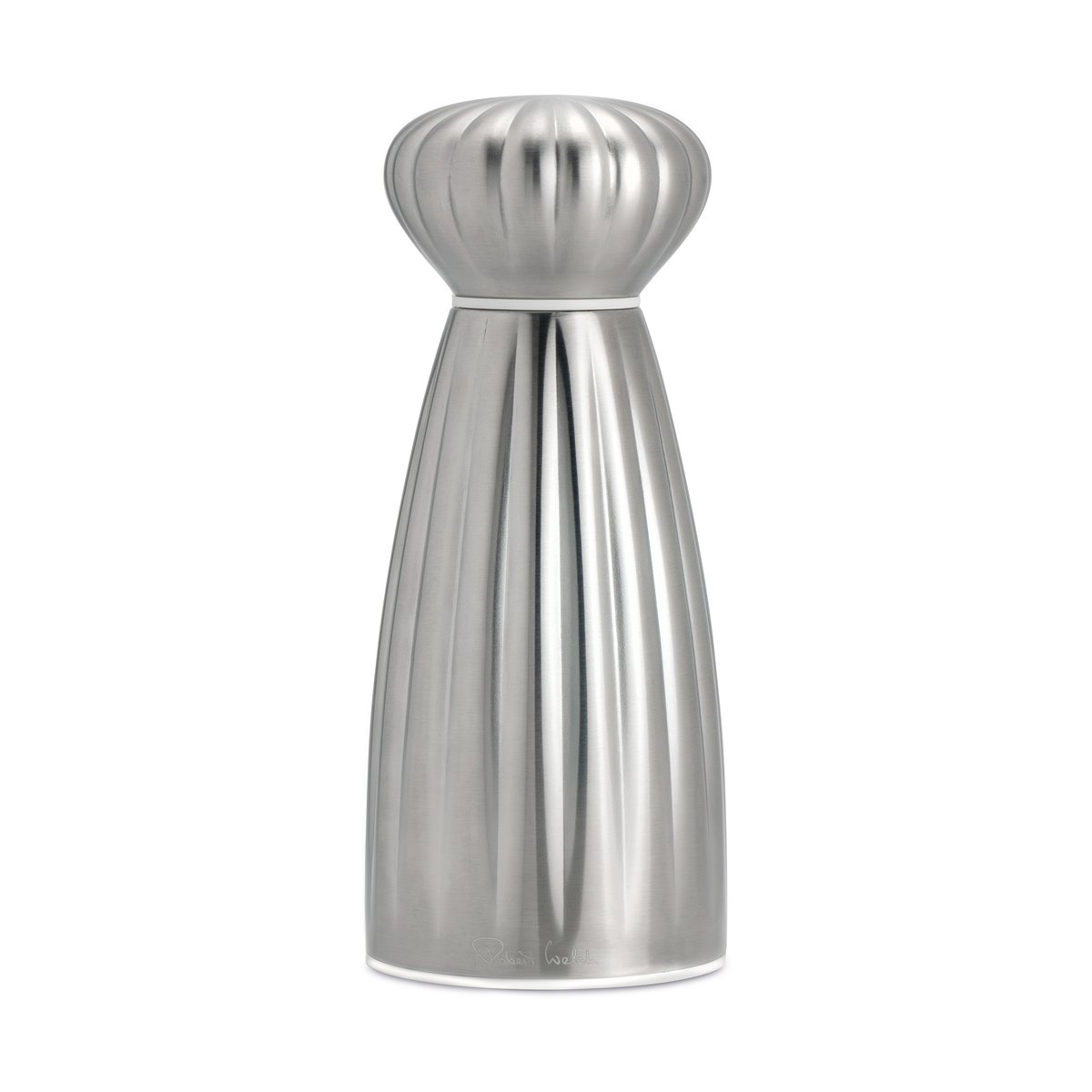 Robert Welch Palm Satin  saltkvern rustfritt stål 16,8 cm Hvit