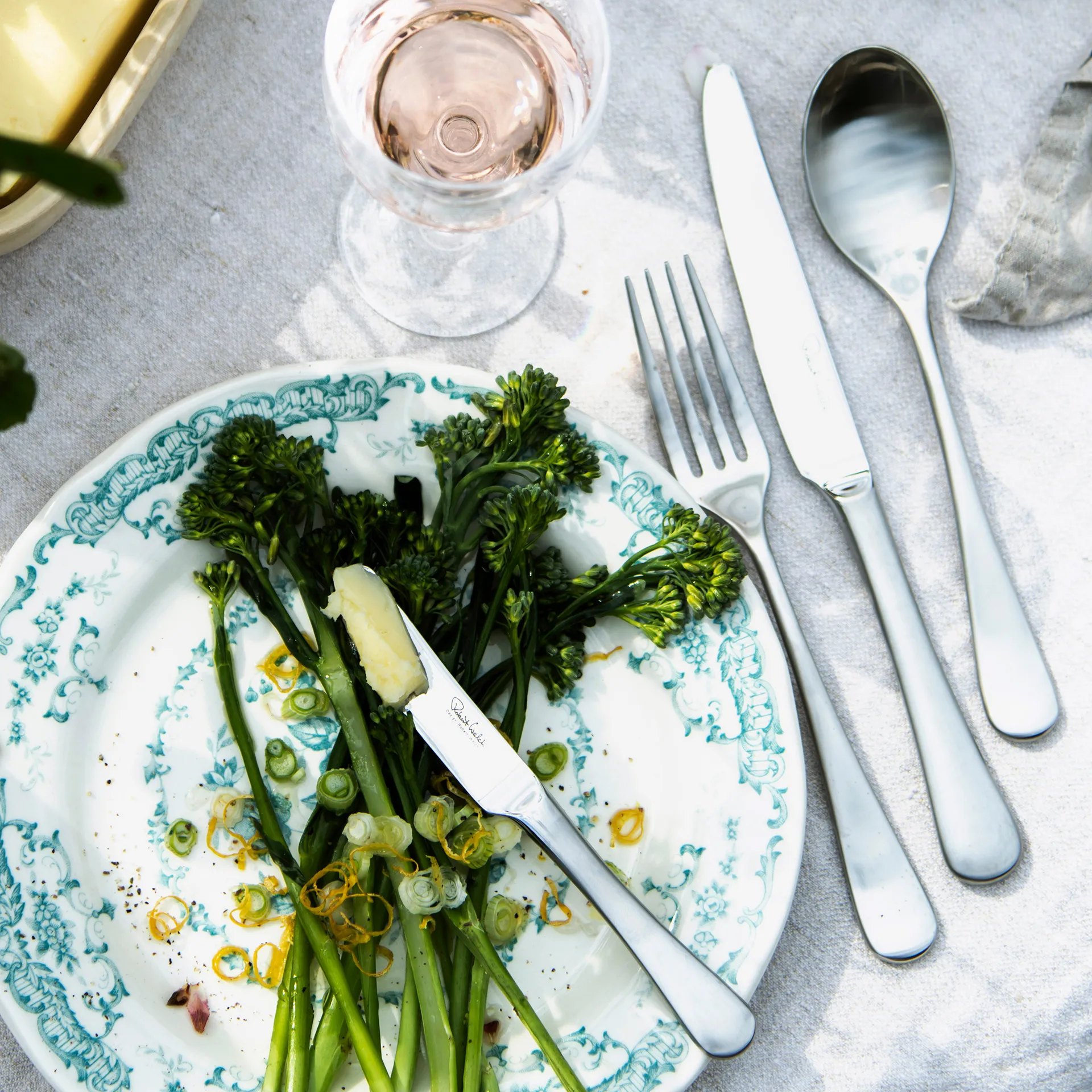 Radford gaffel matt, Rustfritt stål Robert Welch